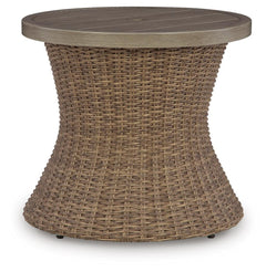 Laguna Heights Outdoor End Table Beige