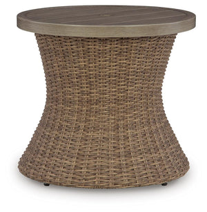 Laguna Heights Outdoor End Table Beige