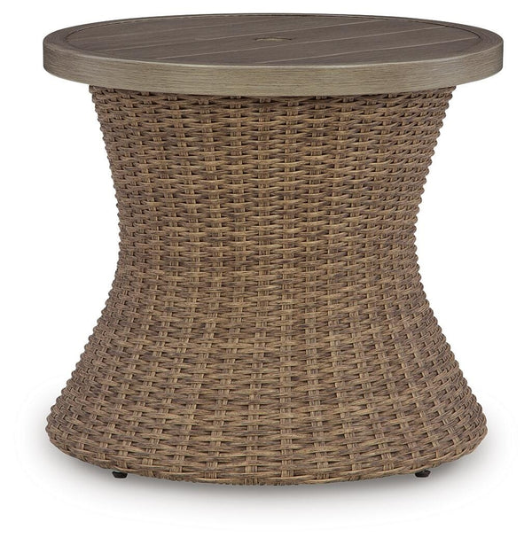 Laguna Heights Outdoor End Table Beige