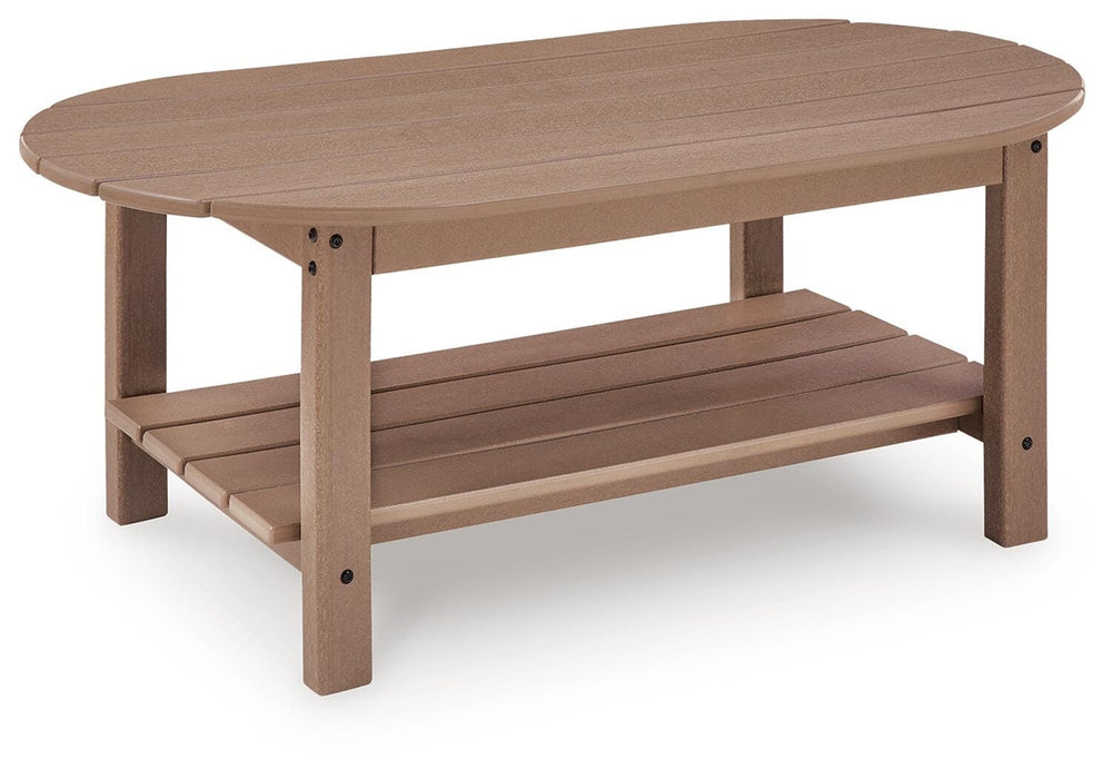 Grover Beach Outdoor Coffee Table Driftwood
