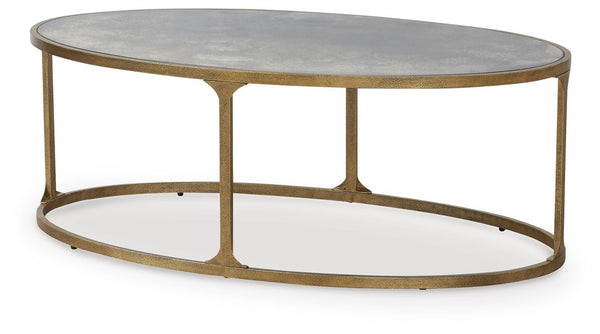 Korajane Coffee Table Antique Gold
