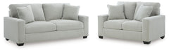 Greenbriar Sofa & Loveseat Smoke