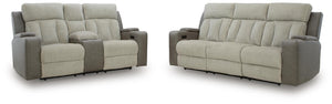 WhipLash Power Reclining Heat & Massage Sofa & Loveseat
