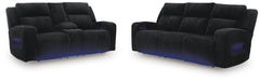 Forest Lake P2 Power Reclining Zero Gravity Sofa & Loveseat Black