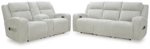 Forest Lake P2 Power Reclining Zero Gravity Sofa & Loveseat Alloy