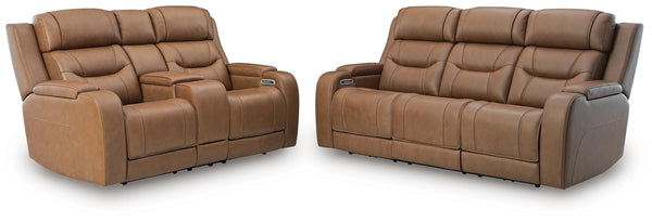 Knightington P3 Power Reclining Zero Gravity Sofa & Loveseat with Audio