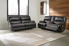 Mountainous Power Reclining Sofa & Loveseat Eclipse