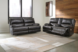 Mountainous Power Reclining Sofa & Loveseat Eclipse