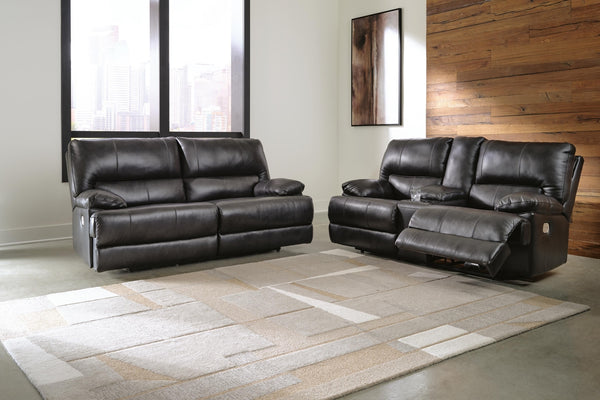 Mountainous Power Reclining Sofa & Loveseat Eclipse