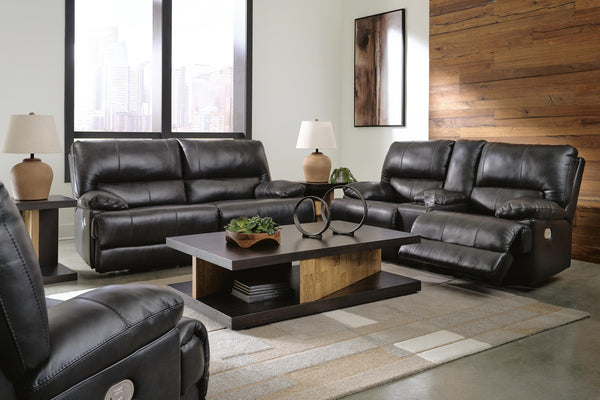 Mountainous Power Reclining Sofa, Loveseat & Recliner Eclipse
