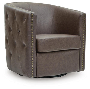 Brentlow Swivel Accent Chair Granite