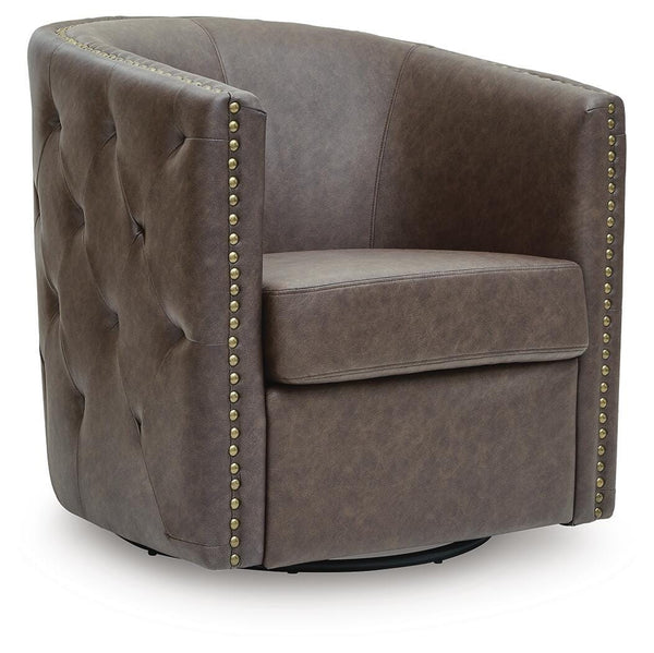 Brentlow Swivel Accent Chair Granite