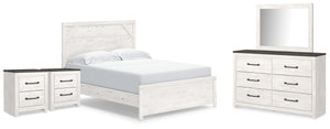 Gerridan Queen Panel Bed, Dresser, Mirror & 2 Nightstands