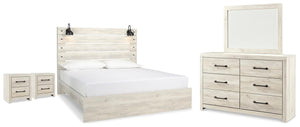 Cambeck King Panel Bed, Dresser, Mirror & 2 Nightstands
