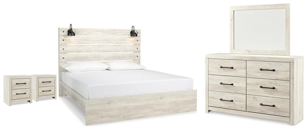 Cambeck King Panel Bed, Dresser, Mirror & 2 Nightstands
