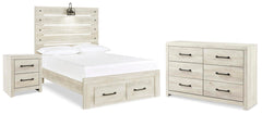 Cambeck Full Panel Bed, Dresser & Nightstand