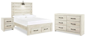 Cambeck Full Panel Bed, Dresser & Nightstand