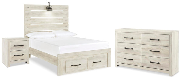 Cambeck Full Panel Bed, Dresser & Nightstand