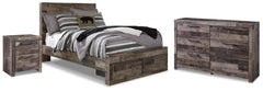 Derekson Full Storage Bed, Dresser & Nightstand