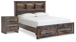 Drystan Full Bookcase Storage Bed & Nightstand