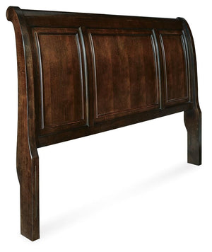Porter King/California King Sleigh Headboard Rustic Brown