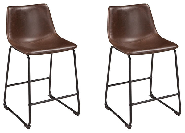 Centiar Counter-Height Barstool Brown