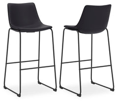 Centiar Pub Height Barstool Black