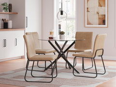 Pharwynn Dining Table & 4 Chairs Multi