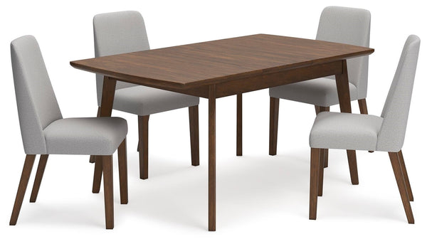 Lyncott Extension Dining Table & 4 Chairs