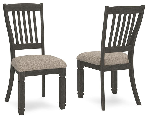 Tyler Creek Dining Side Chair Black/Grayish Brown