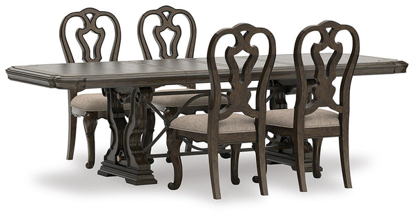 Maylee Dining Table & 4 Chairs