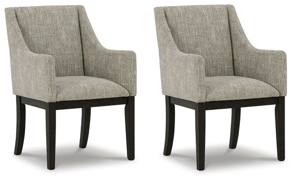 Burkhaus Dining Arm Chair Dark Brown