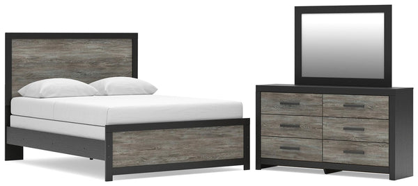 Broachmyn Queen Panel Bed, Dresser & Mirror