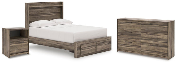 Elbrim Full Storage Bed, Dresser & Nightstand
