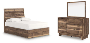 Chirason Full Panel Platform Bed, Dresser & Mirror