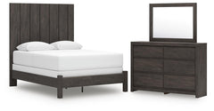 Fraluna Queen Panel Bed, Dresser & Mirror