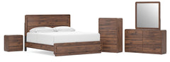 Fortlorn Queen Panel Bed, Dresser, Mirror, 2 Chests & 2 Nightstands