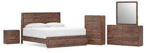 Fortlorn Queen Panel Bed, Dresser, Mirror, 2 Chests & 2 Nightstands