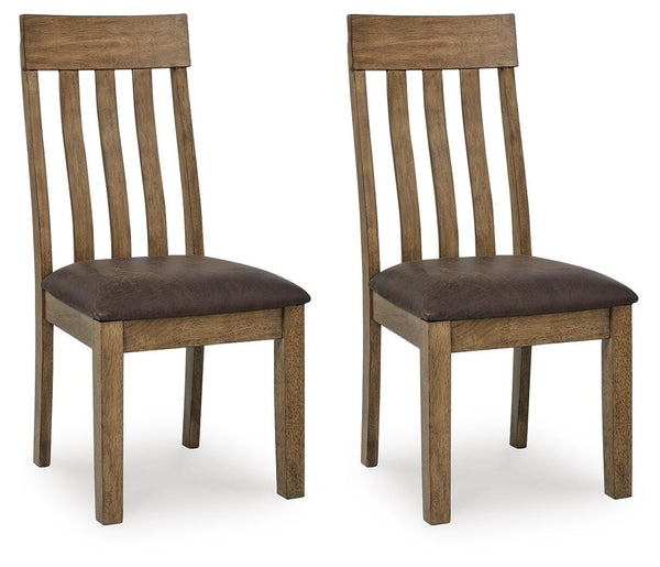 Urbinforte Dining Side Chair Light Brown