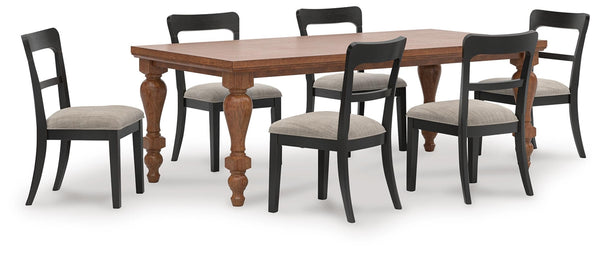 Greddinton Dining Table & 6 Chairs