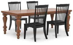 Greddinton Dining Table & 4 Chairs