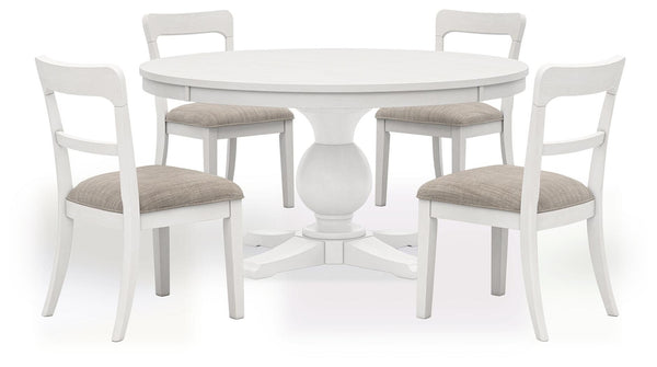 Greddinton Dining Table & 4 Chairs