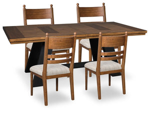Greddinton Extension Dining Table & 4 Chairs