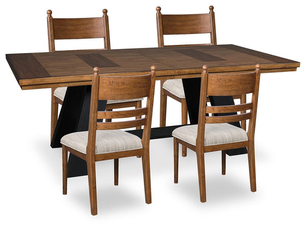 Greddinton Extension Dining Table & 4 Chairs