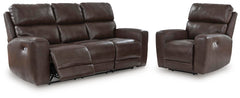 Crossplex Power Reclining Sofa & Power Recliner