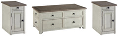 Bolanburg Coffee Table & 2 Chairside End Tables Two-tone