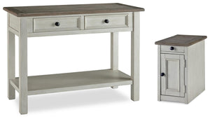 Bolanburg Sofa Table & Chair Side End Table Two-tone