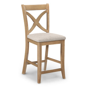 John Thomas Cosmopolitan Salerno 24 Inch Stool in Honey