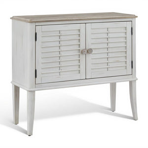 American Woodcrafters Beach Comber Server Weathered White