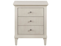 3 door woven nightstand - willow - birch haven